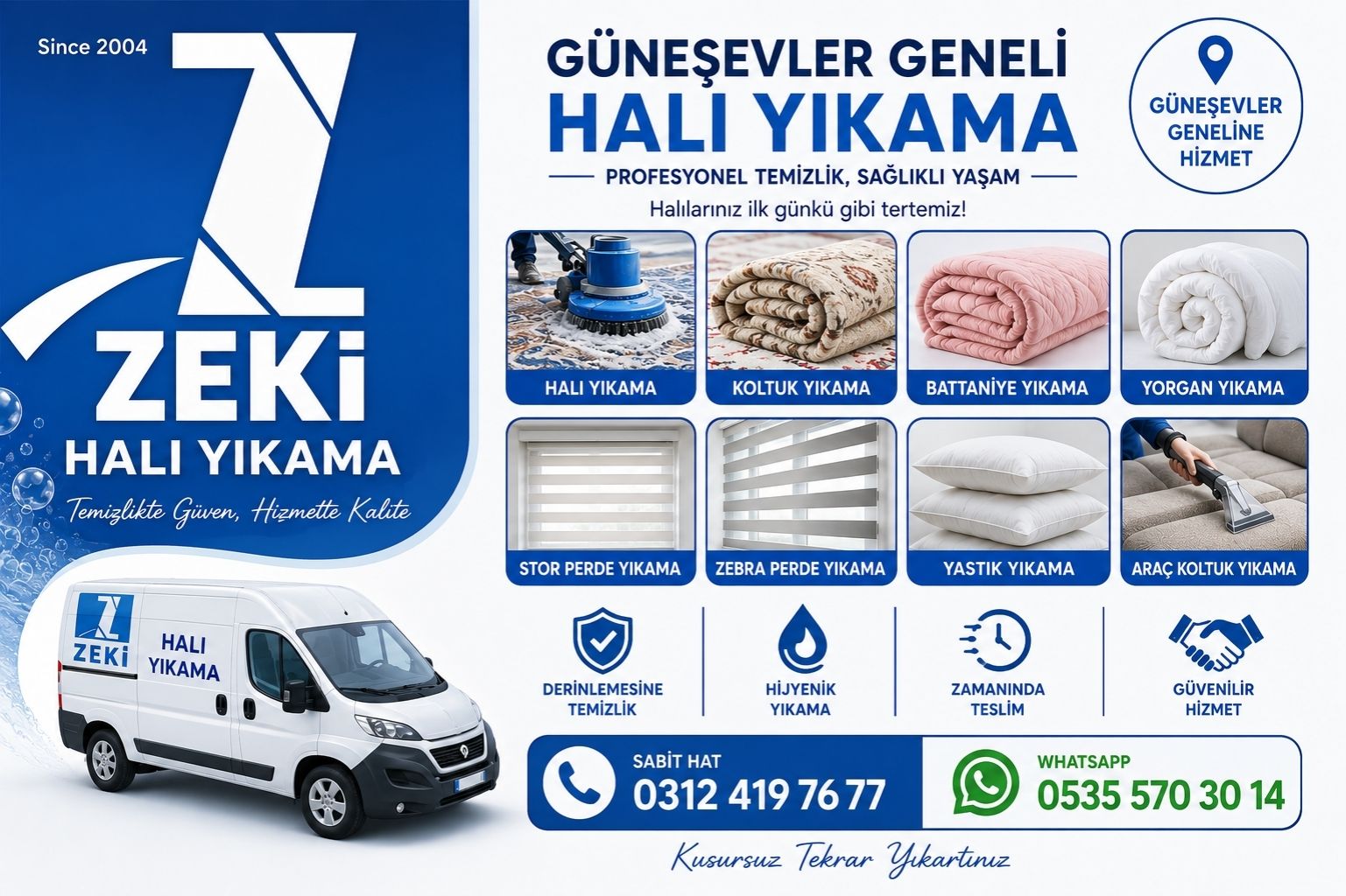 Güneşevler Halı Yıkama 